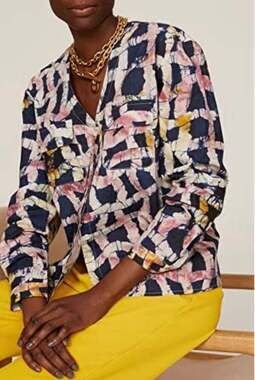 Busayo Limited Edition Mixed Print Oversized Shirt